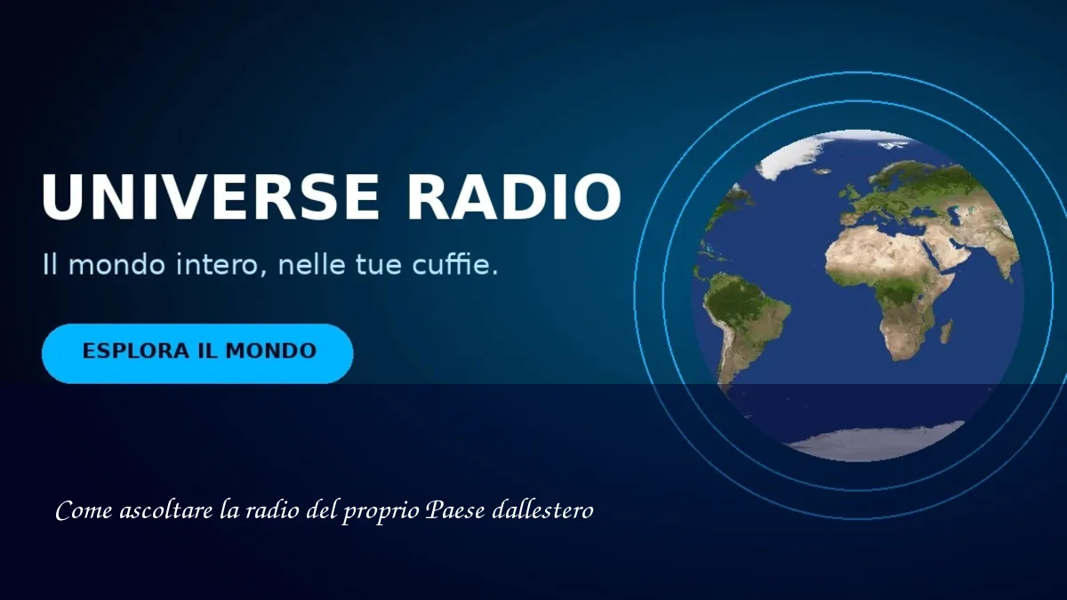 Illustrazione editoriale: Come ascoltare la radio del proprio Paese dall’estero