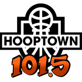 Hooptown 101.5 radio logo
