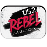 Rebel 105.2 radio logo