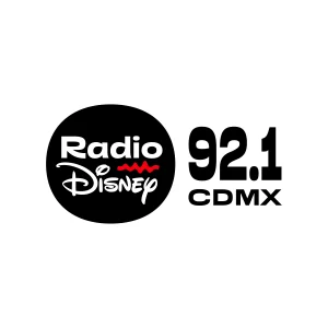 92.1 Radio Disney (CDMX) - 92.1 FM - XHFO-FM - Grupo Siete - Ciudad de México radio logo