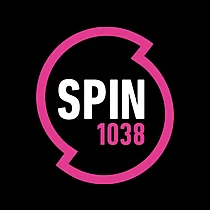 Spin 103.8 radio logo
