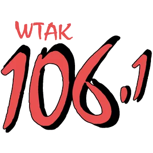 106.1 WTAK radio logo