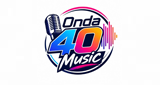 Onda 40 music radio logo