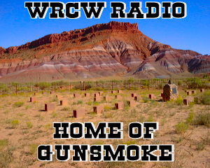 WRCW RADIO - HOME OF GUNSMOKE radio logo