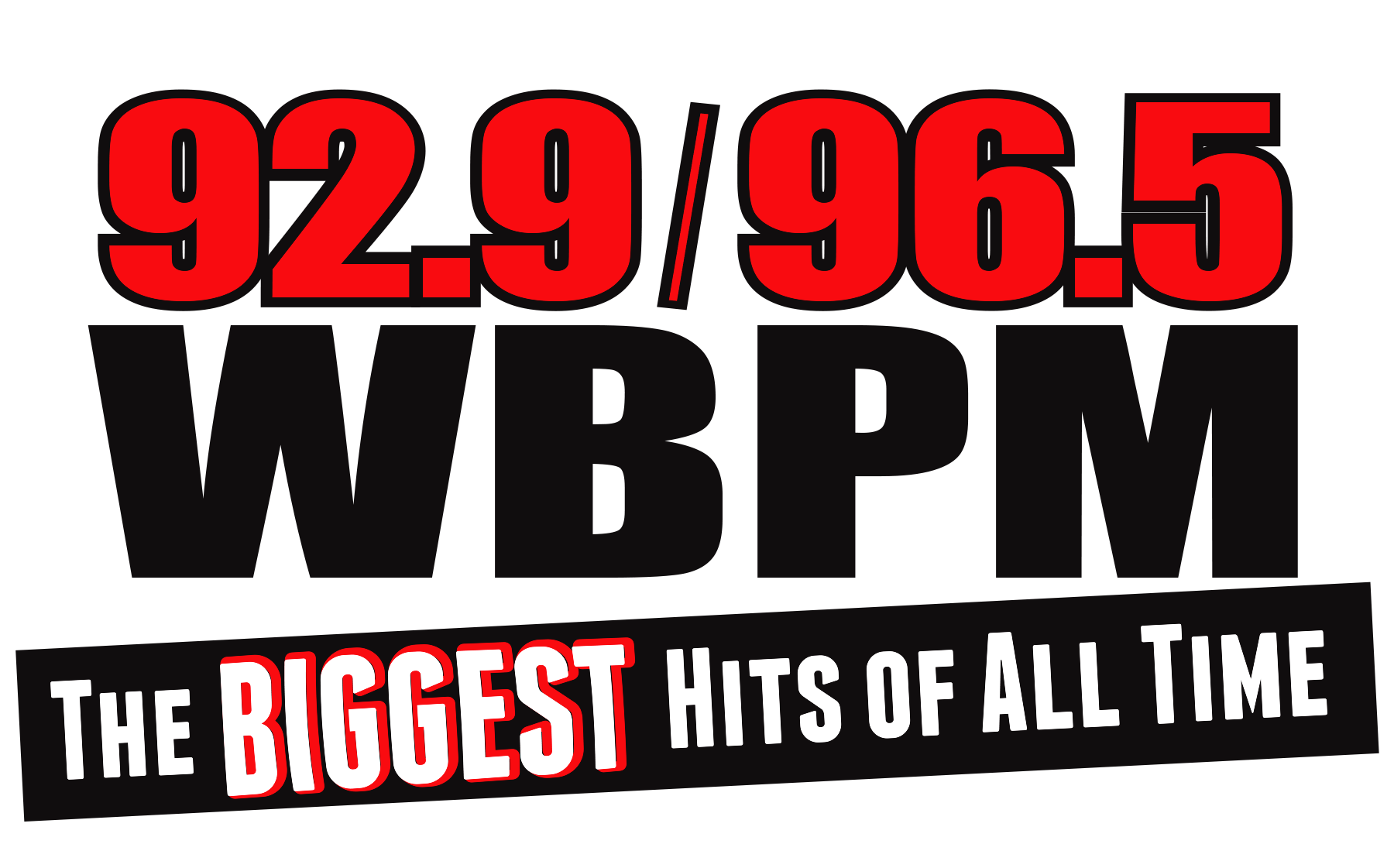 WBPM 92.9 / 96.5 radio logo