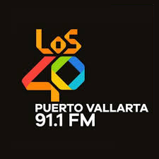LOS40 Puerto Vallarta - 91.1 FM - XHPTOJ-FM - Radiópolis - Puerto Vallarta, Jalisco radio logo