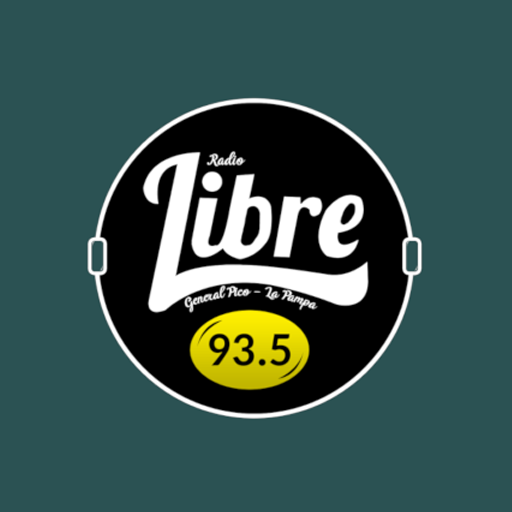 Radio Libre 93.5 General Pico radio logo