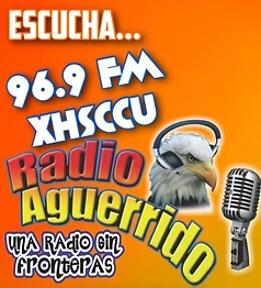 RADIO AGUERRIDO 96.9 (Álvaro Obregón) - 96.9 FM - XHSCCU-FM - Radio Aguerrida, A.C. - Álvaro Obregón, Michoacán radio logo