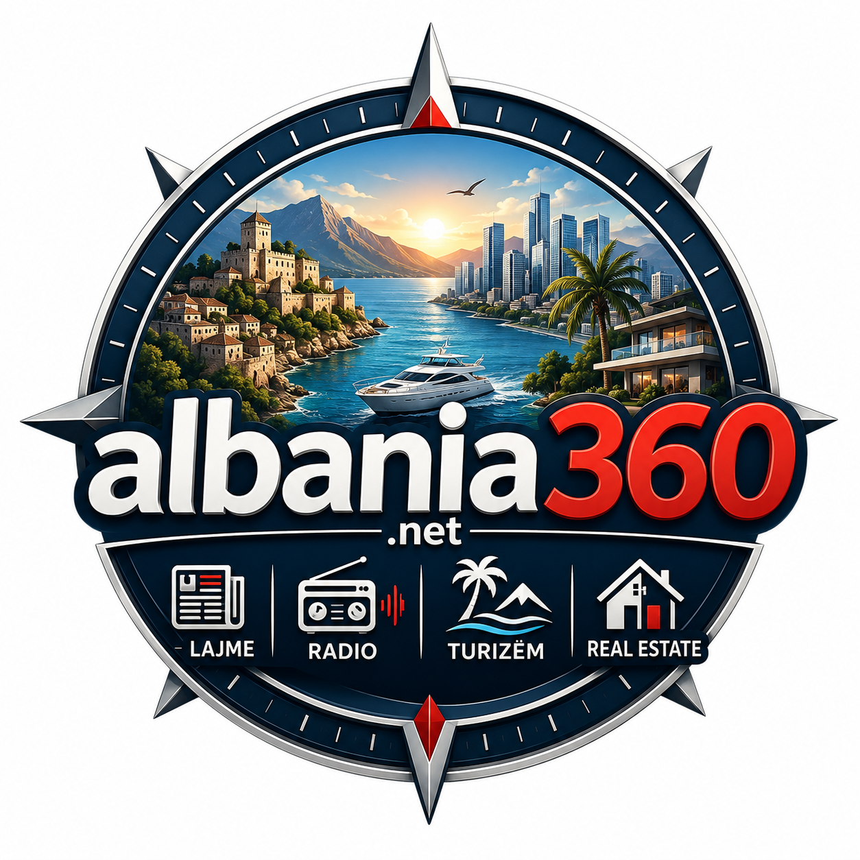 Albania 360 Radio radio logo