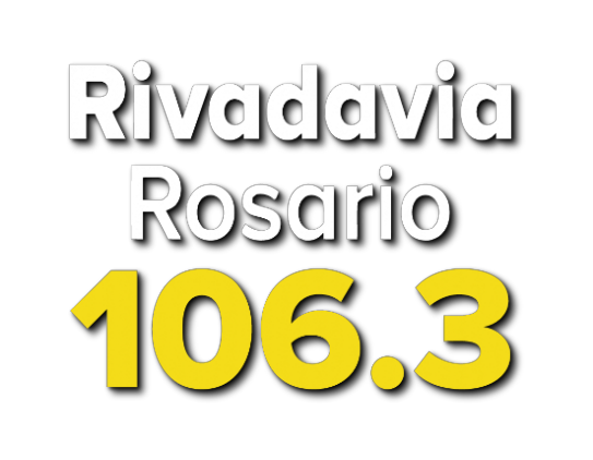 Rivadavia Rosario FM 106.3 Rosario radio logo
