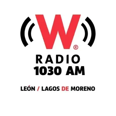W RADIO 1030 (León) - 1030 AM - XEROPJ-AM - GlobalMedia - Lagos de Moreno, Jalisco radio logo