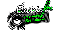 ElectricFM.com - America's Real Dance! radio logo