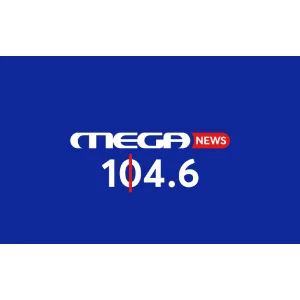 Mega News 104.6 radio logo