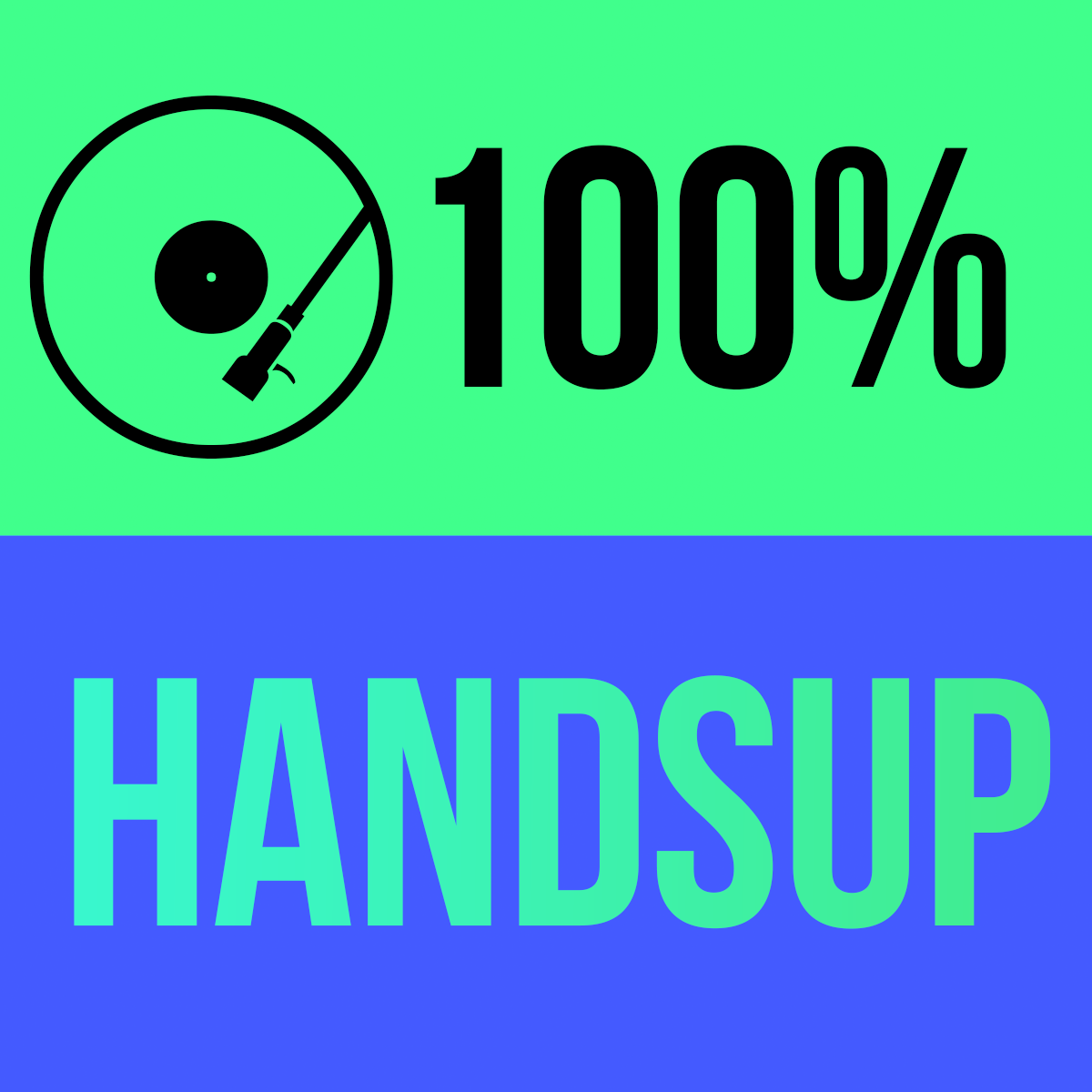 - 100 % - HANDSUP <3 - Non-stop 140 BPM radio logo