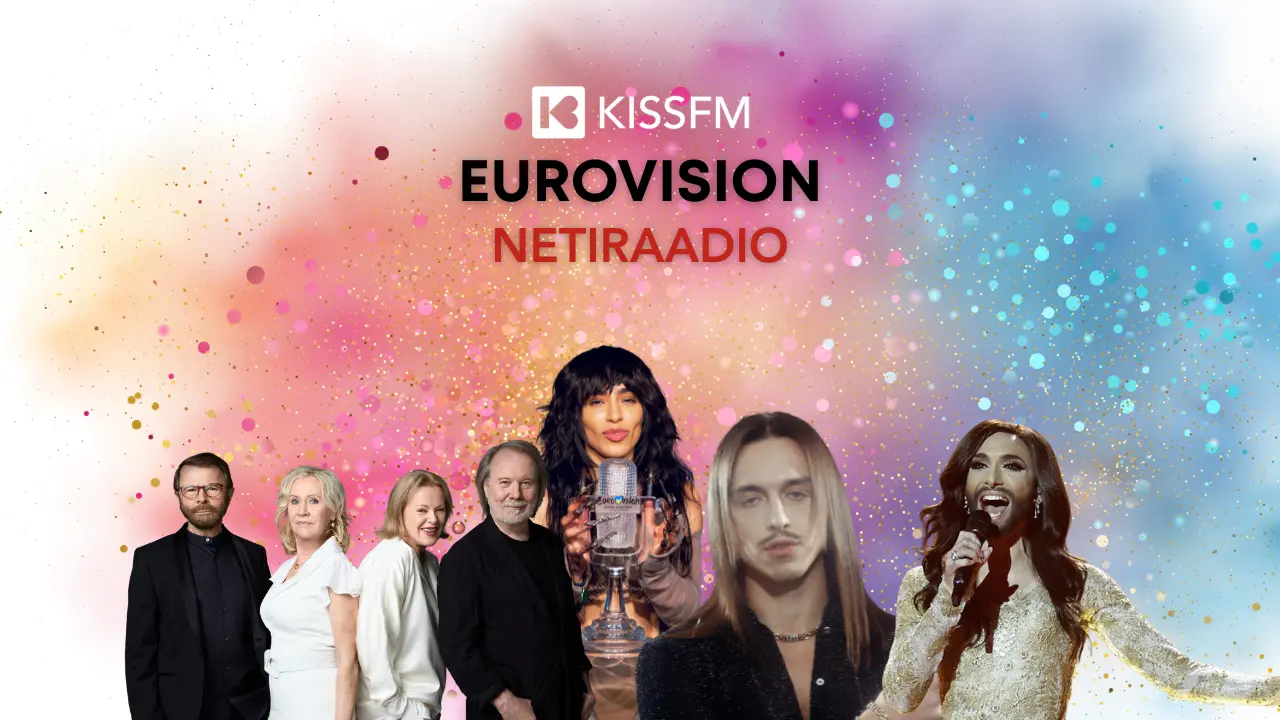 Kiss FM Eurovision radio logo