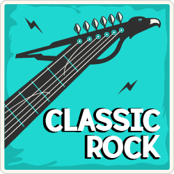 Radios 100FM - 100% Classic Rock radio logo