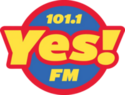 101.1 Yes FM - DWYS radio logo