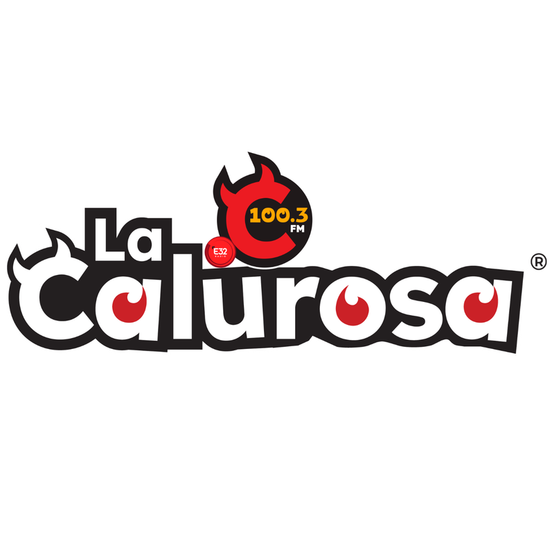 LA CALUROSA 100.3 (Ensenada) - 100.3 FM - XHDX-FM - Esquina 32 - Ensenada, Baja California radio logo