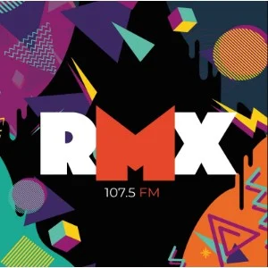 107.5 RMX (GDL) - 107.5 FM - XHVOZ-FM - Grupo Audiorama Comunicaciones / Grupo Imagen - Guadalajara, Jalisco radio logo