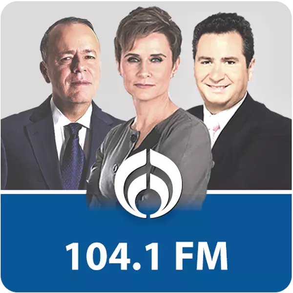 RADIO FÓRMULA 104.1 (CDMX) - 104.1 FM - XEDF-FM - Grupo Fórmula - Ciudad de México radio logo