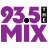 93.5 The Mix radio logo