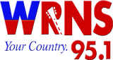 95.1 WRNS (ENC Country) radio logo