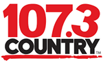 CJDL "Country 107.3" Tillsonburg, ON radio logo
