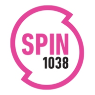 Spin1038 radio logo