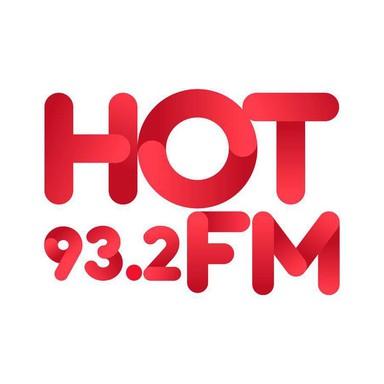 Hot 93.2 FM radio logo