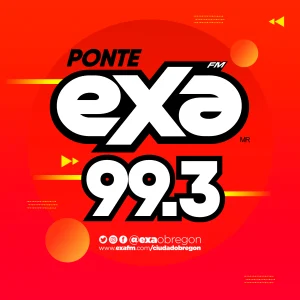 EXA FM 99.3 (Ciudad Obregón) - 99.3 FM - XHOX-FM - Radio Grupo García de León - Ciudad Obregón, Sonora radio logo