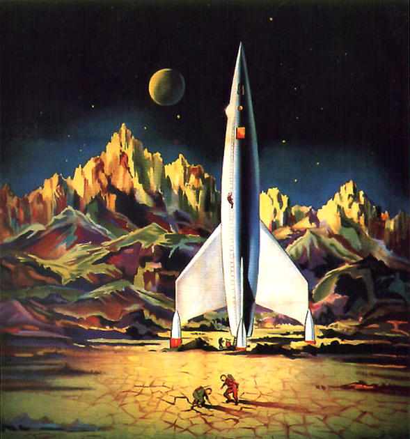 50's Science Fiction KOTR radio logo