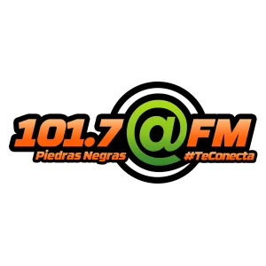 Arroba FM (Piedras Negras) - 101.7 FM - XHCPN-FM - Radiorama Piedras Negras - Piedras Negras, Coahuila radio logo