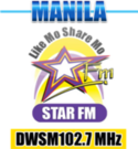 102.7 Star FM Manila - DWSM radio logo