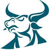 106.7 The Bull radio logo