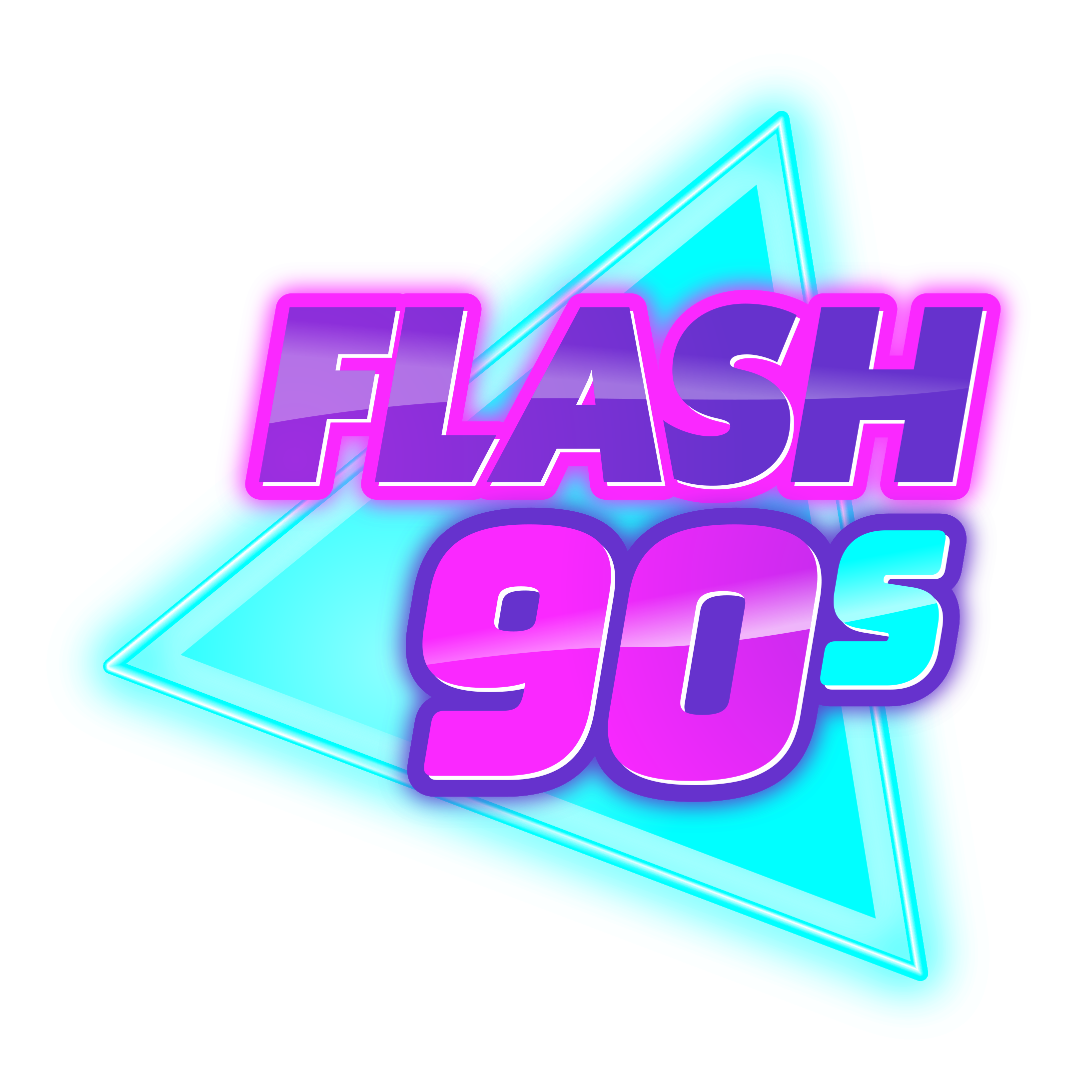 Flash90s radio logo