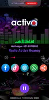 Radio Activa Guanay 105.4 Fm radio logo