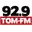 92.9 TOM-FM radio logo