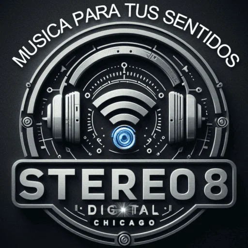 Stereo 8 Digital Radio Chicago radio logo