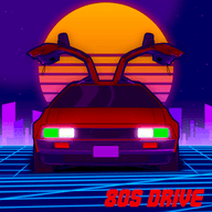 80s Drive radio logo