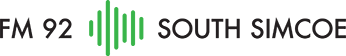 CIMA 92.1 "FM 92 South Simcoe" Alliston, ON radio logo