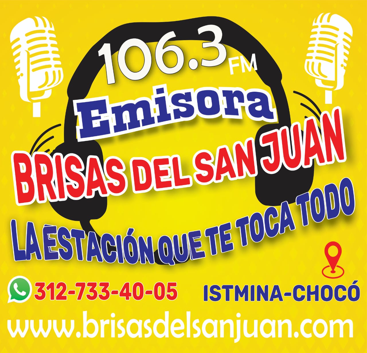 Brisas del San Juan 106.3 radio logo