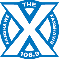 CIXX 106.9 "The X" Fanshawe College, London, ON radio logo