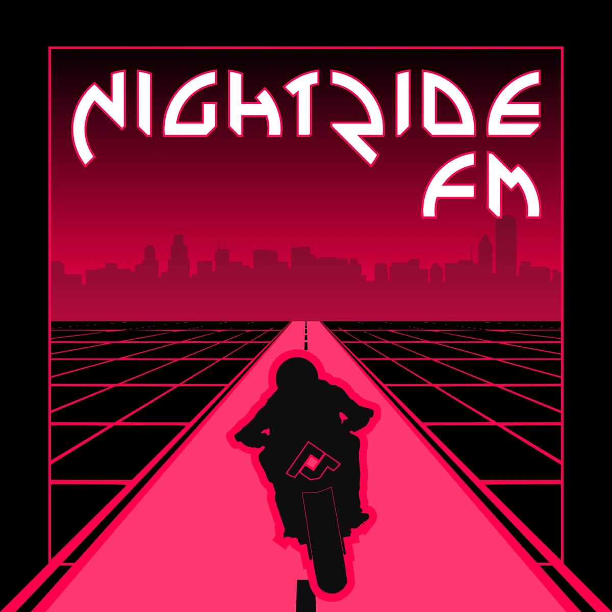 Nightride FM radio logo