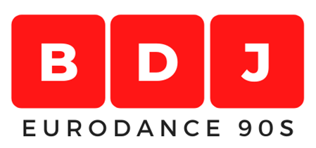 BDJ Eurodance 90s radio logo
