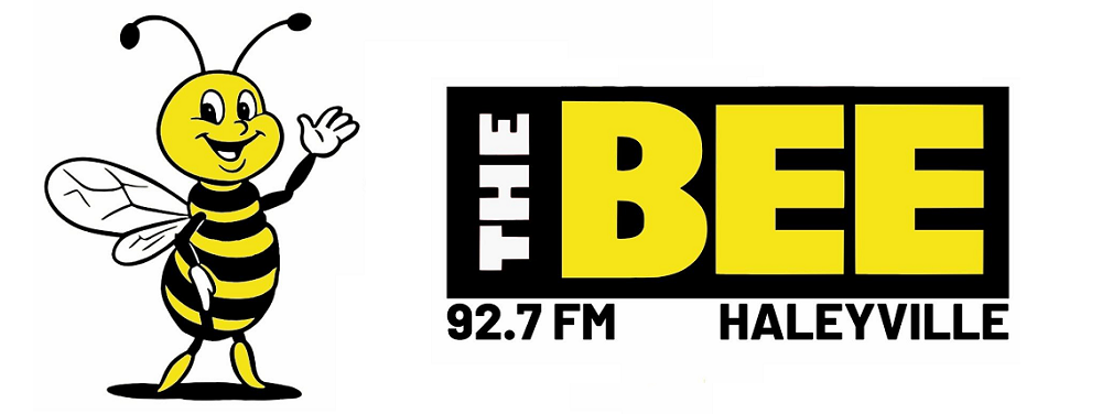 WSHF - THE BEE - 92.7FM HALEYVILLE radio logo