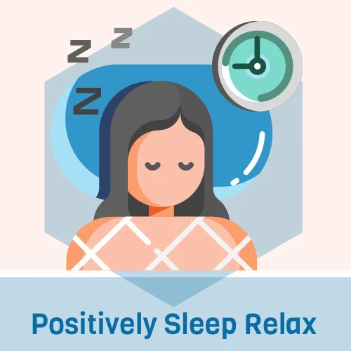 Positively Sleep Relax -om radio logo