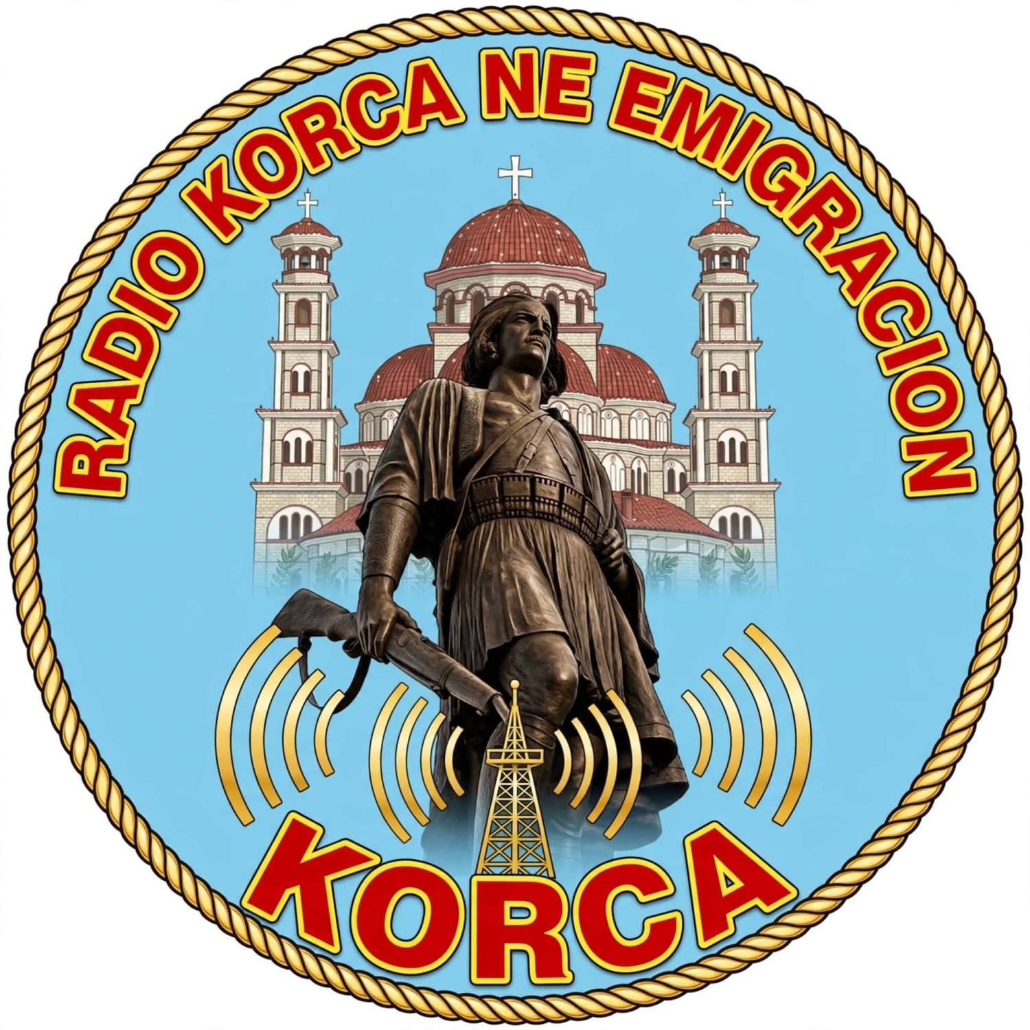 Radio Korca ne Emigracion radio logo