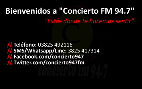 Concierto FM 94.7 radio logo