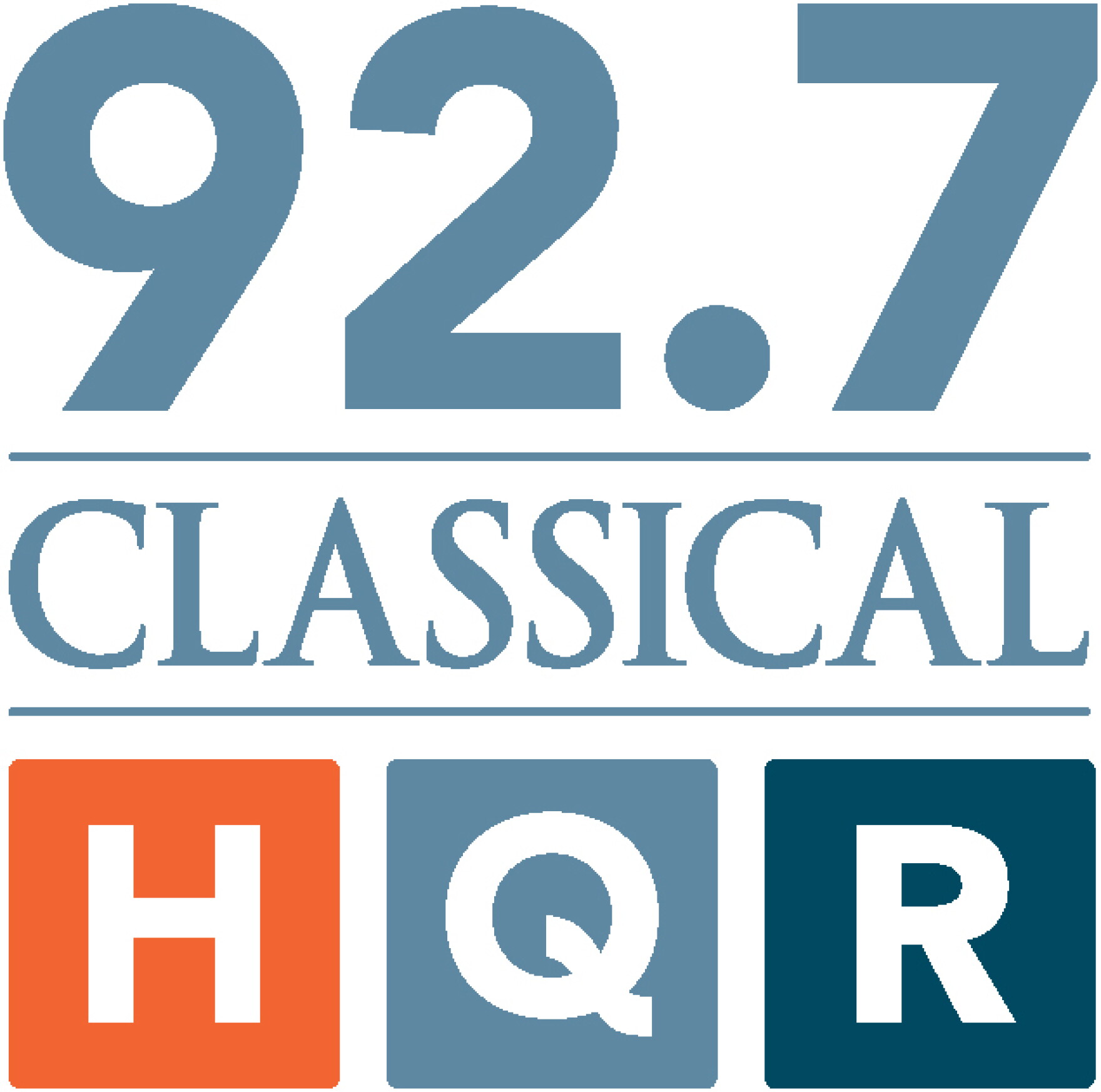 Classical HQR 92.7 radio logo