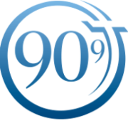 KCBI 90.9 FM radio logo